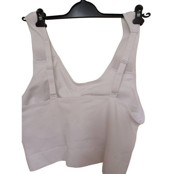 Rhonda Shear Sports Bra Color White Size Large - Picture 2 of 3